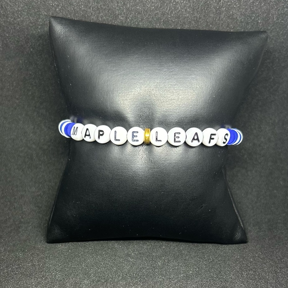 Toronto Maple Leafs Heishi Bracelet